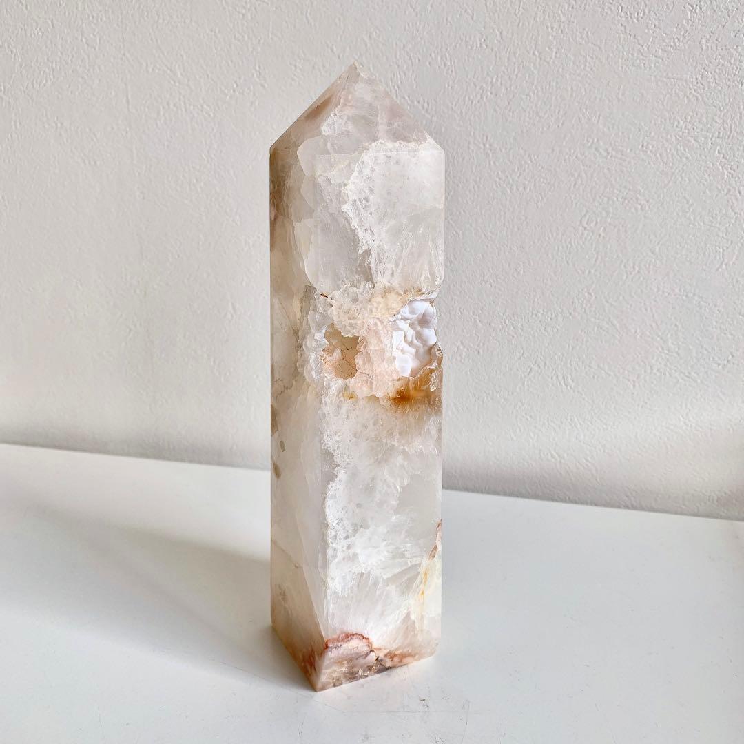 桜瑪瑙　特大21cm‼️ 結晶ポイント　天然石