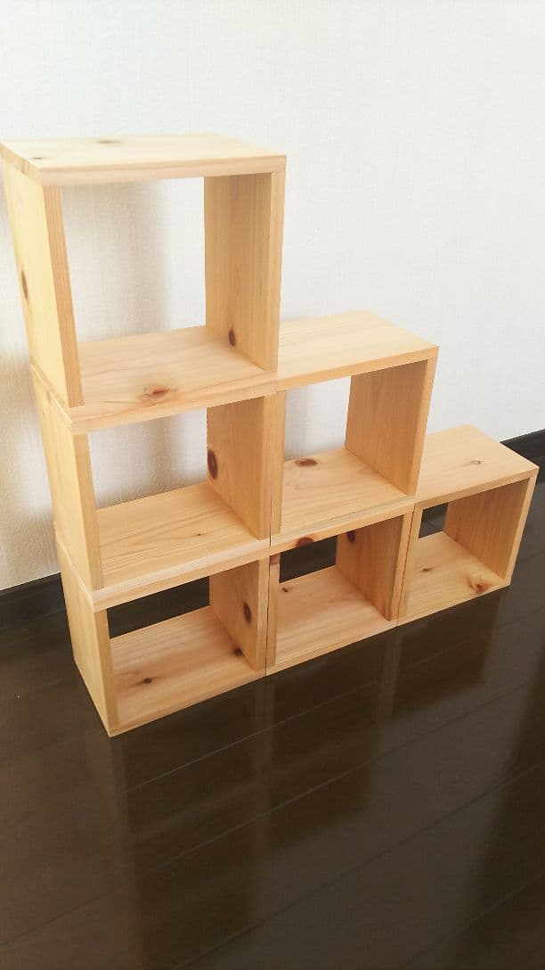 【大人気】ハンドメイドオシャレなキューブボックス！