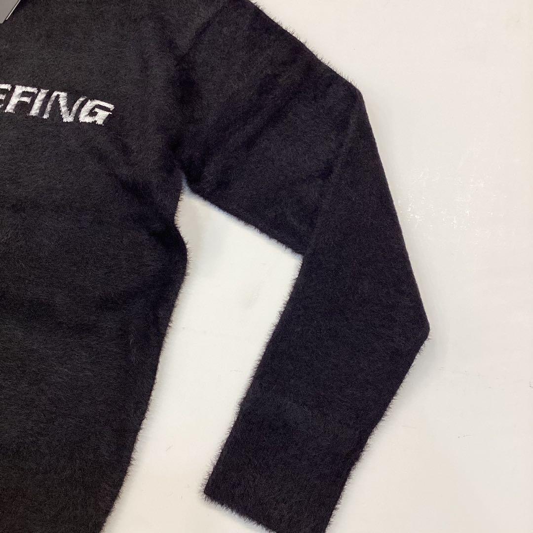 BRIEFING 新品　SHAGGY LOGO TURTLENECK KNIT