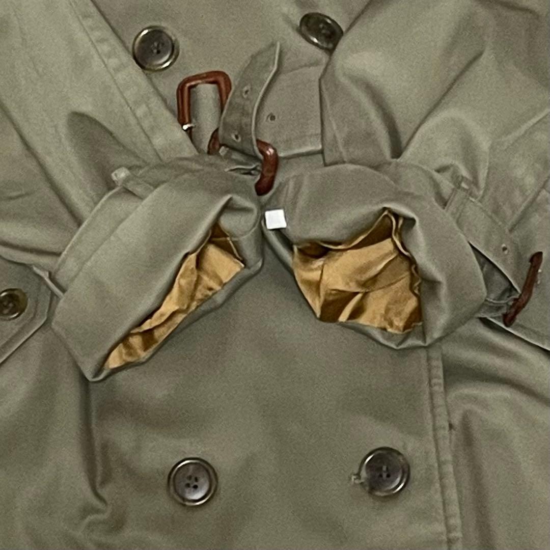 着丈110 ✨未使用級✨バーバリー ロングトレンチコート ノバチェック カーキ