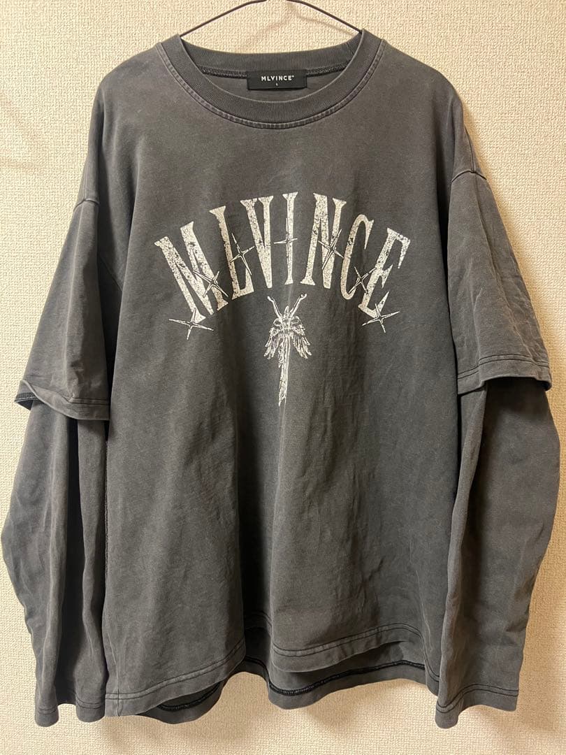 トップス MLVINCE SEVEN STARS LAYERED L/S TEE