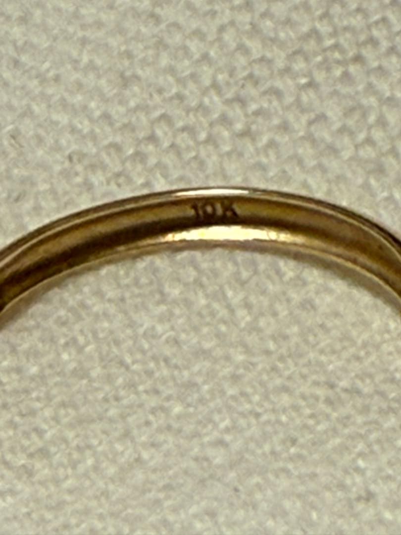 アバランチ10Kゴールド フープピアス 片耳用