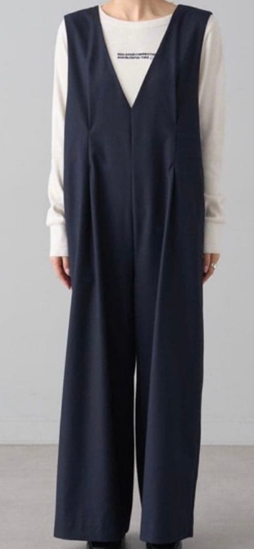 PUAL CE CIN TRサロペット　ブラック