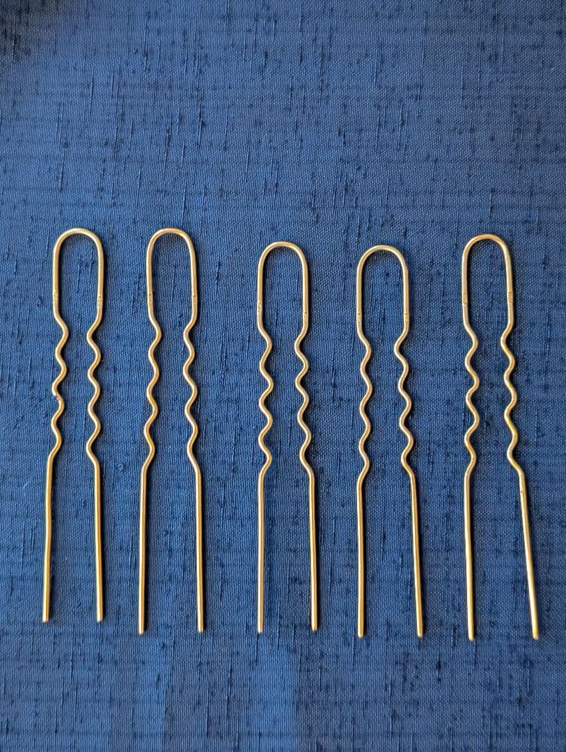 ヘアピン 5本セット　K18　刻印あり　16.9g　昭和　アンティーク　18金