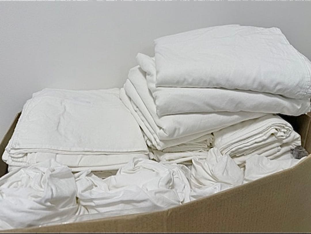 【宿泊業向け】寝具まとめ売り！10万円分のシーツ類(IKEA)