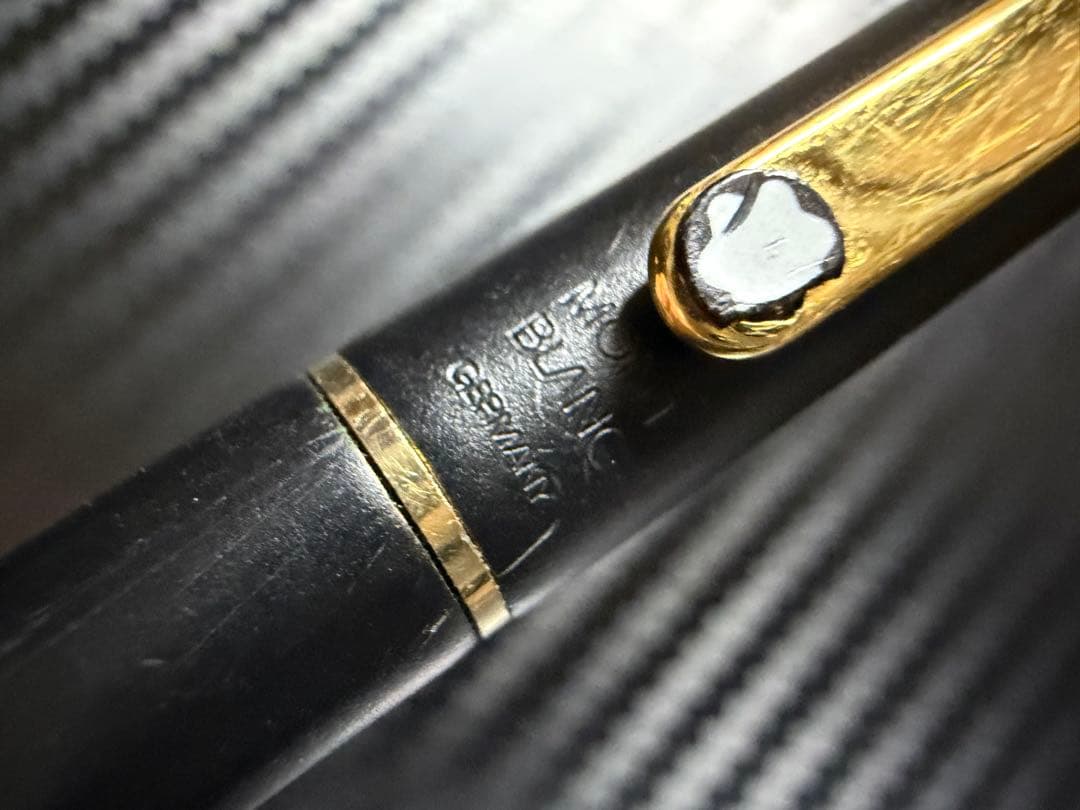 モンブラン ノブレス スリムライン マットブラック ボールペン