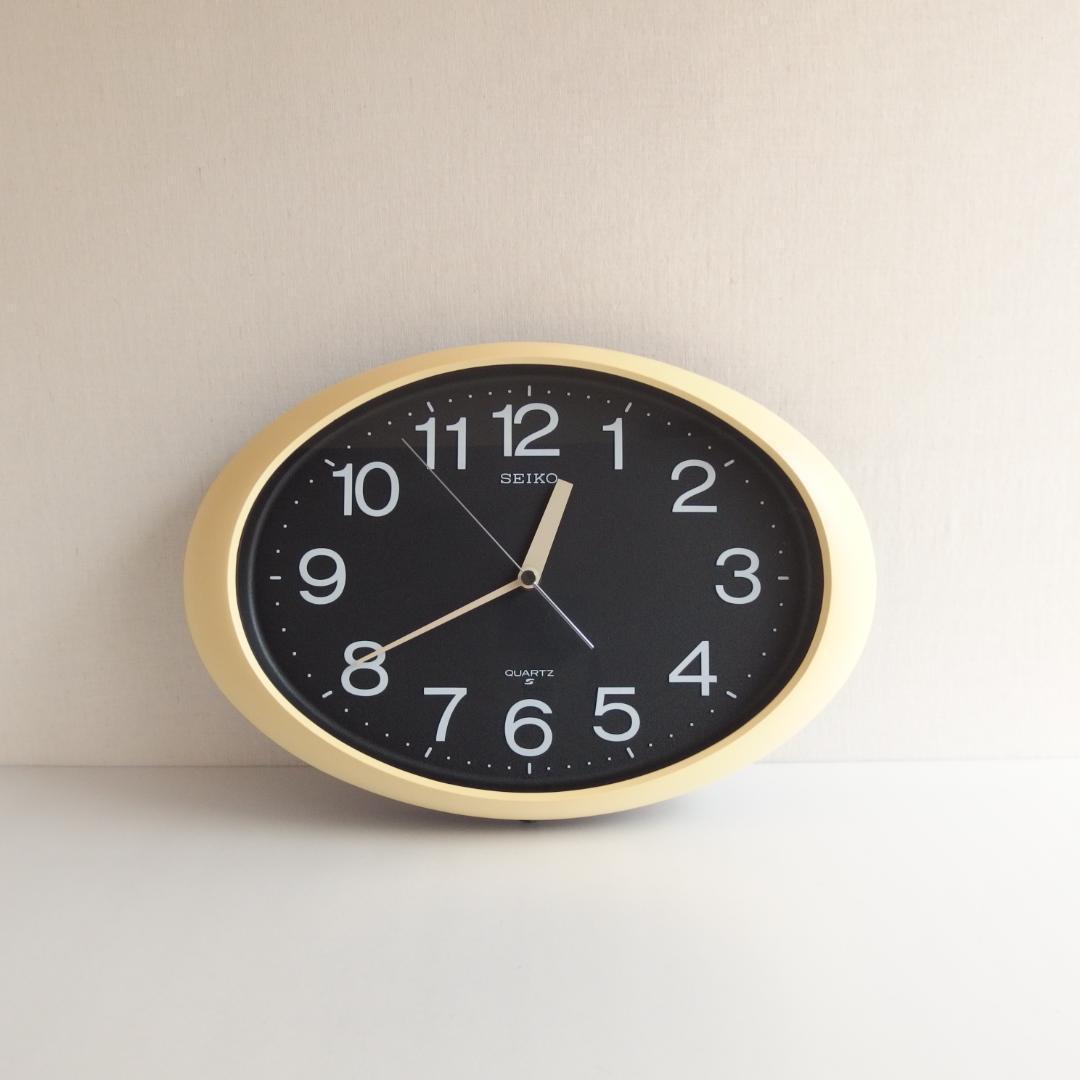 SEIKO 掛け時計 オーバル型 スペースエイジ 70s