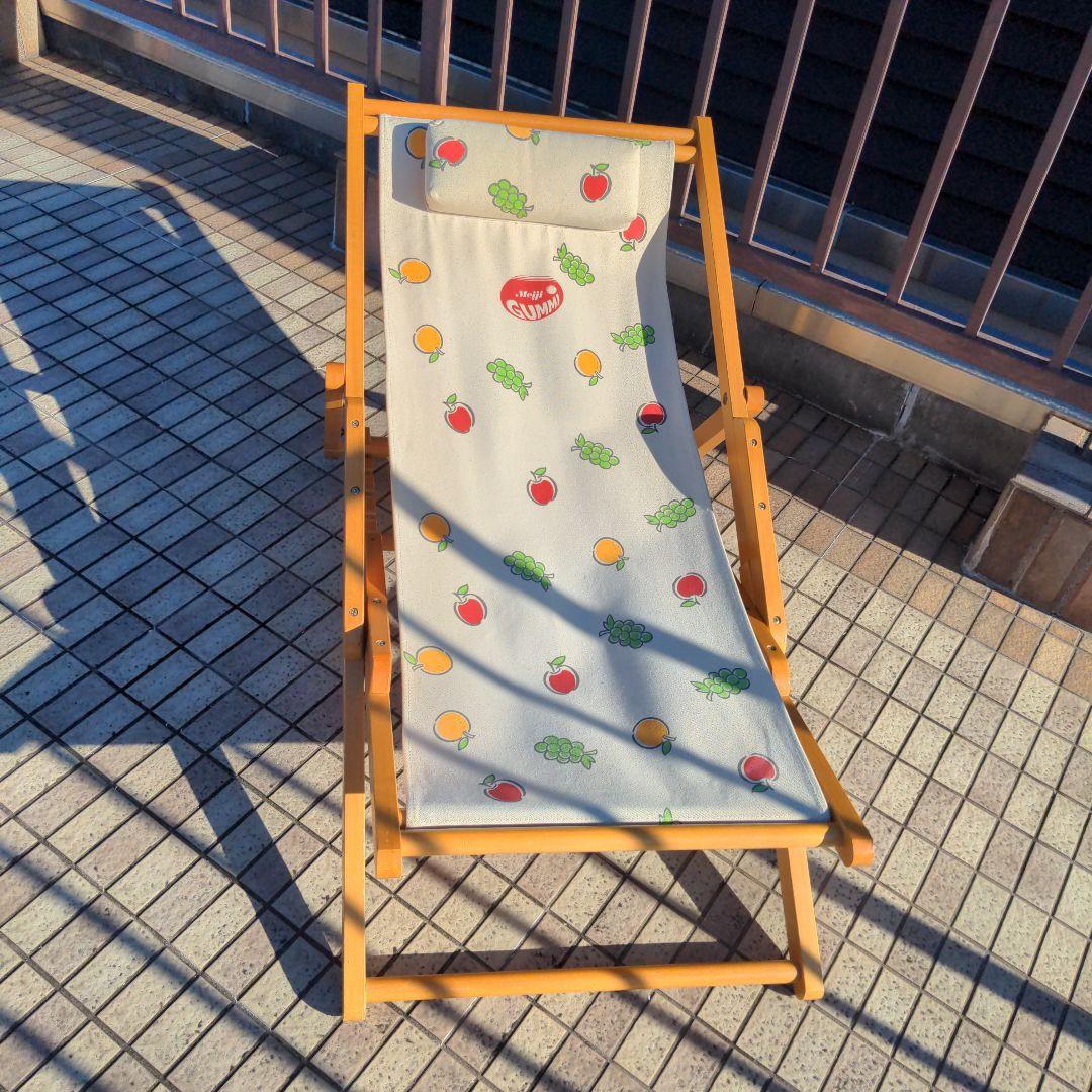 meiji GUMMI ビーチチェア 明治製菓 MEIJI メイジ 珍しいお品物