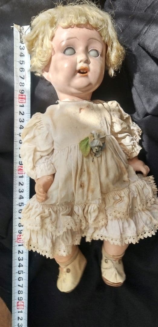 フラーティアイ　シノダ　大正　昭和　サクラビスク　人形　ビスクドール