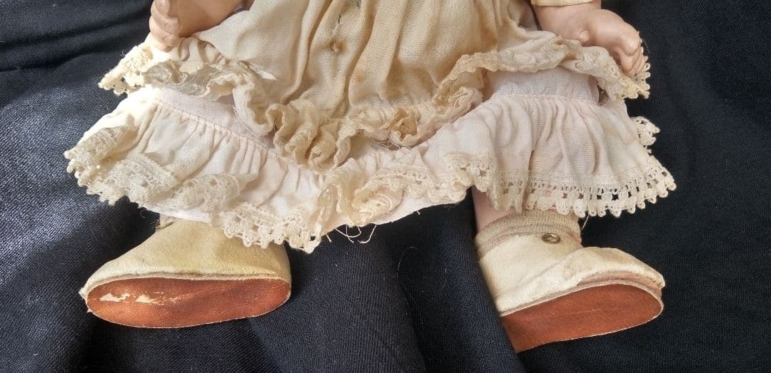 フラーティアイ　シノダ　大正　昭和　サクラビスク　人形　ビスクドール