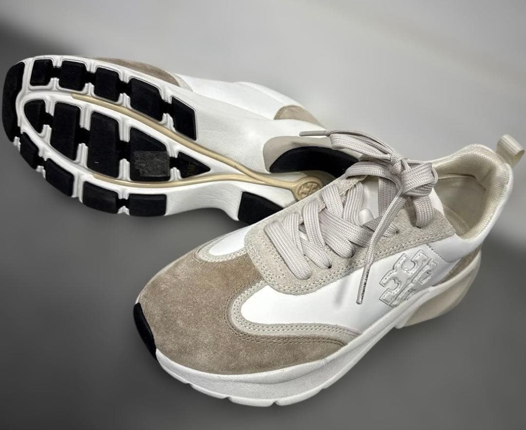 未使用 トリーバーチ 83833 スニーカー グッドラック トレーナー シューズ