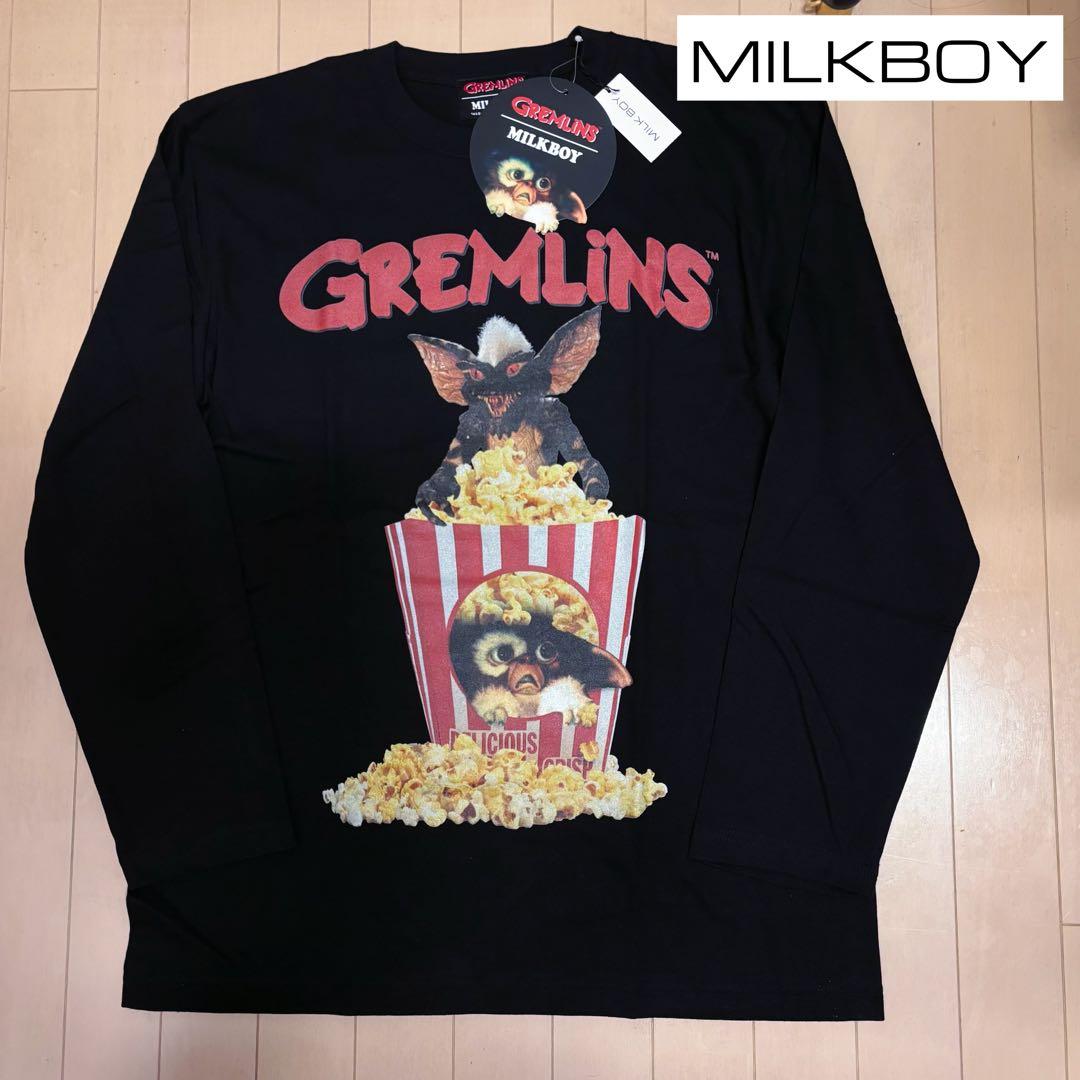 新品タグ付き MILKBOY グレムリン POPCORN L.S. TEE