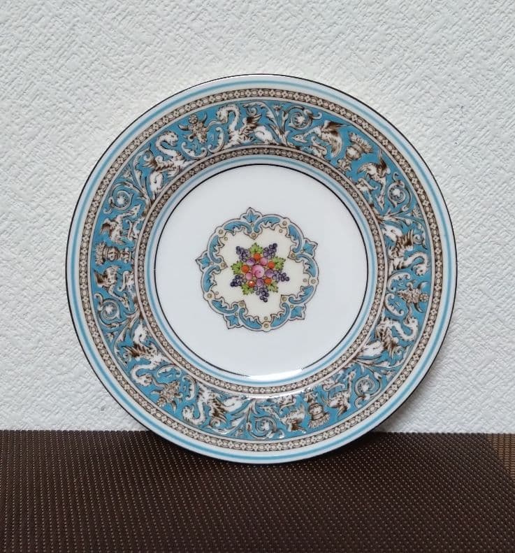 【希少】ウェッジウッド・フロレンティーン ターコイズ プレート『15cm』