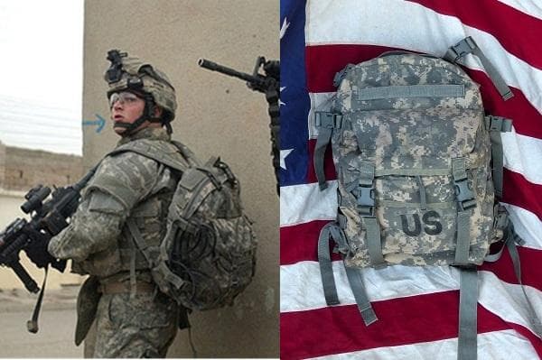 米軍実物 MOLLE アサルトパック ACU リュック　P44