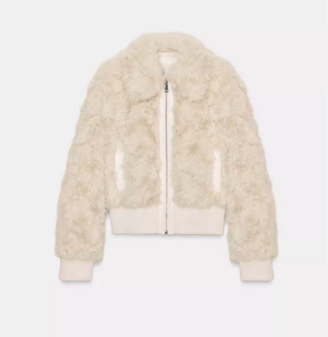 ZARA ザラ　フェイクファーボンバージャケット