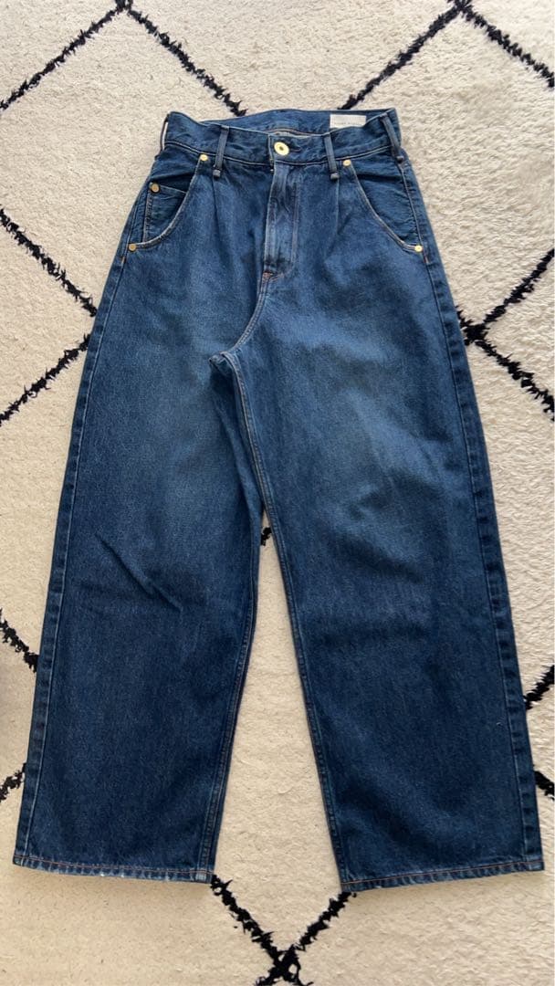 CONTE【別注】＜upper hights ＞タックデニムパンツ