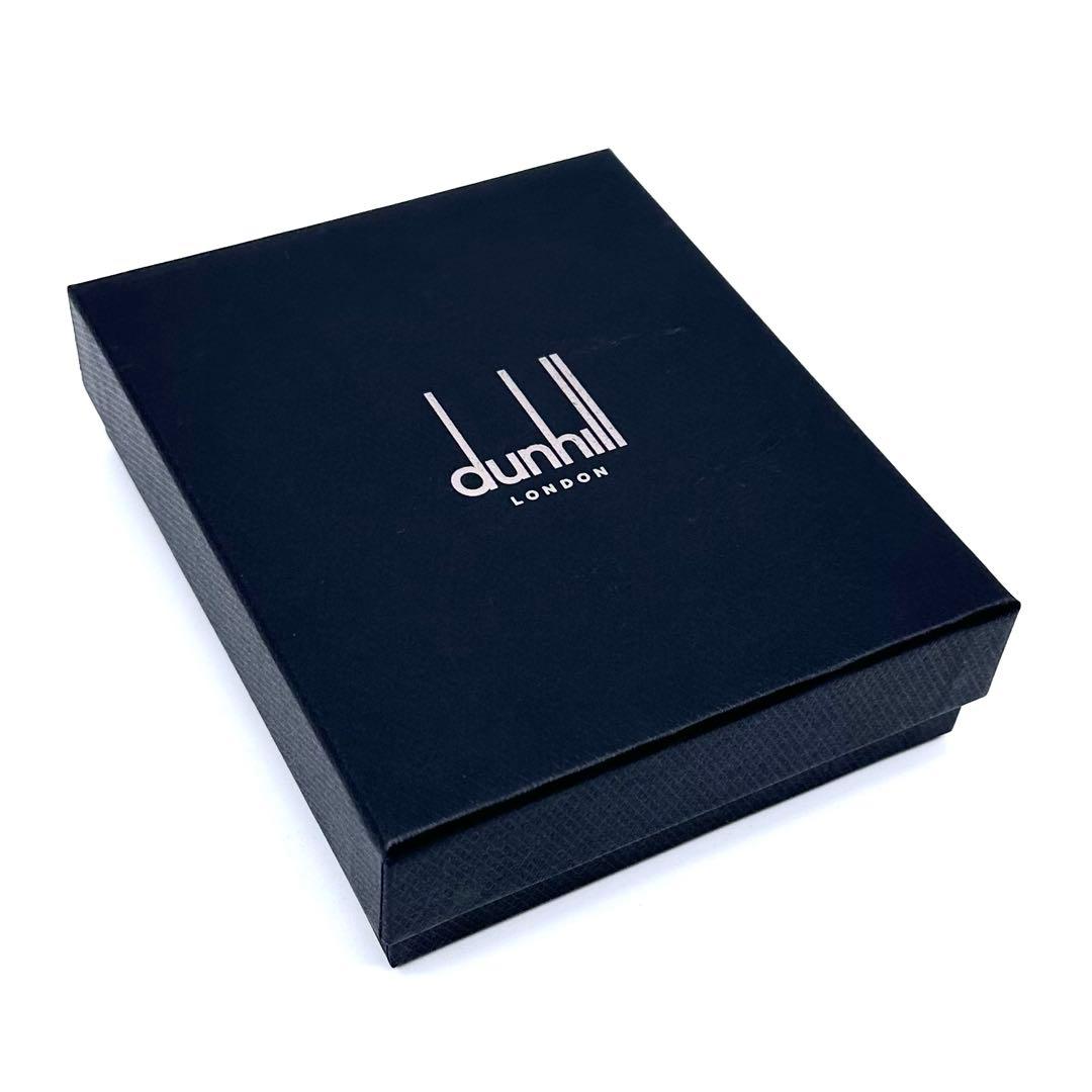 未使用✨dunhill ダンヒル ２つ折り財布 ベルグレイブ レザー 黒×濃赤