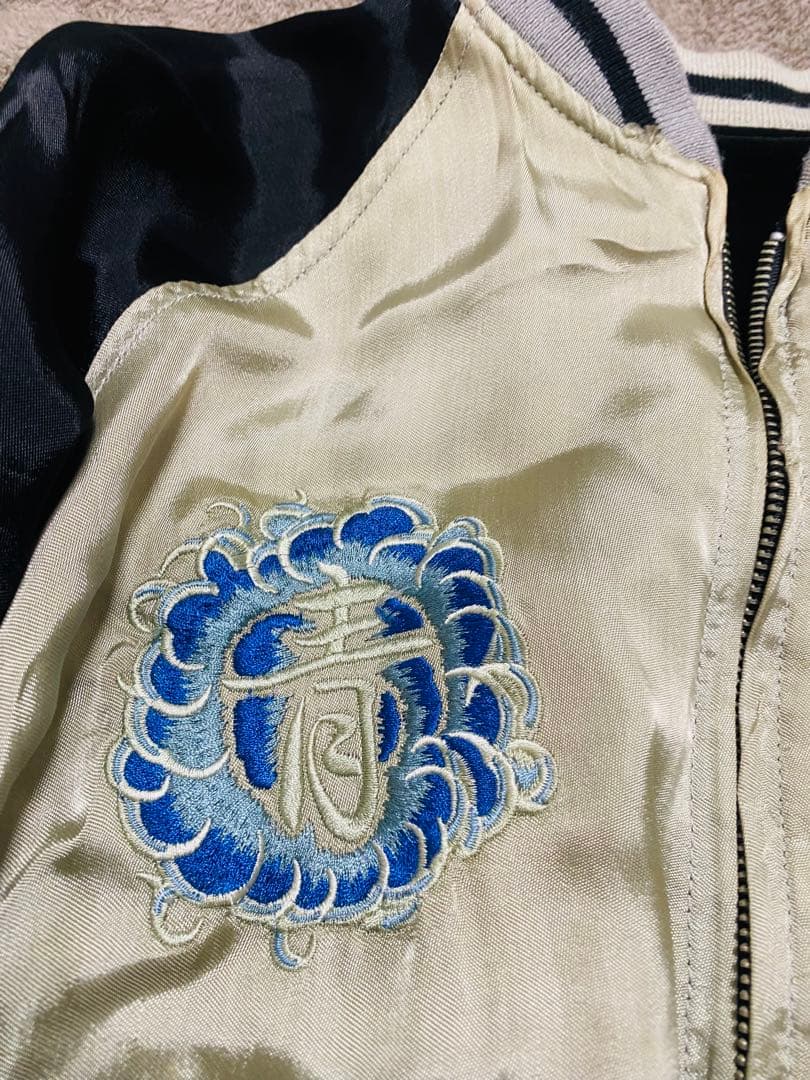 Back street crawler 2面使 限定龍 スカル スカジャン 別珍