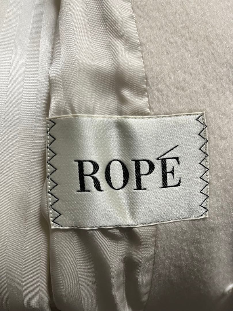 【未使用】　ROPÉ ロングコート　M ホワイト
