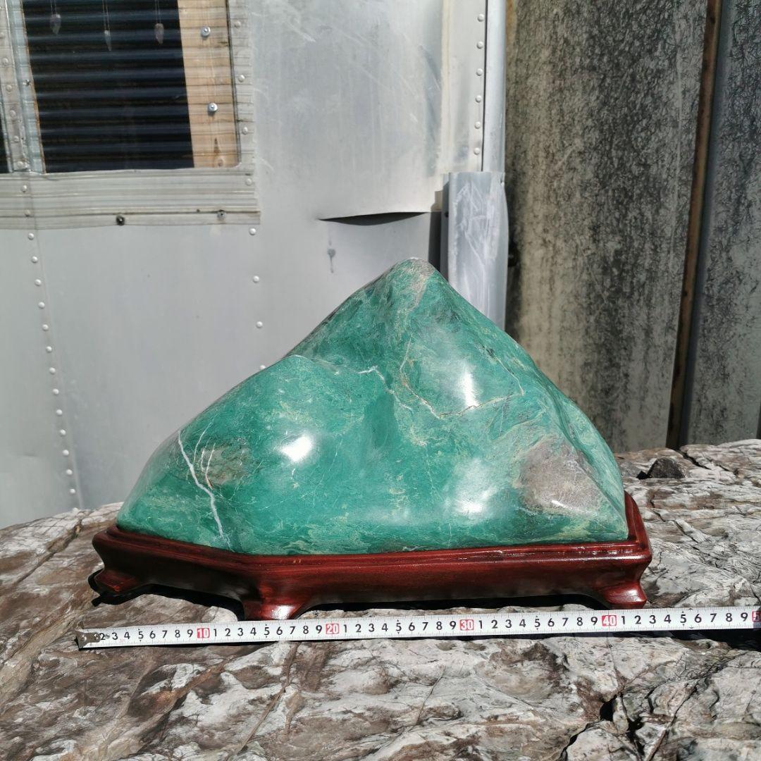 ナミビア翡翠　25.8キロ　翡翠　ヒスイ　鑑賞石　石　盆石　水石　置物　オブジェ