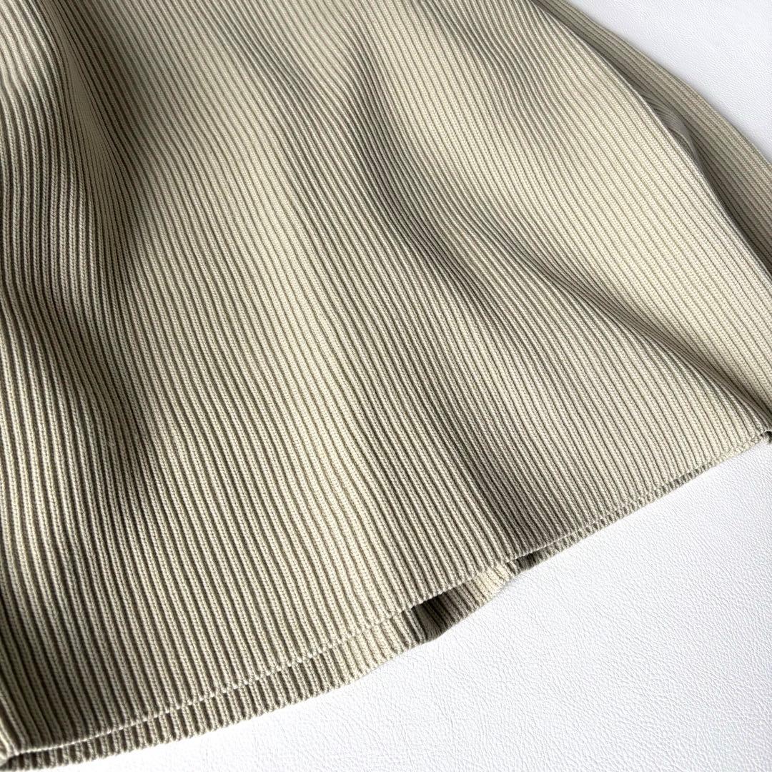 【人気】オーラリー ハイネック タートルネック リブニット 厚手 1