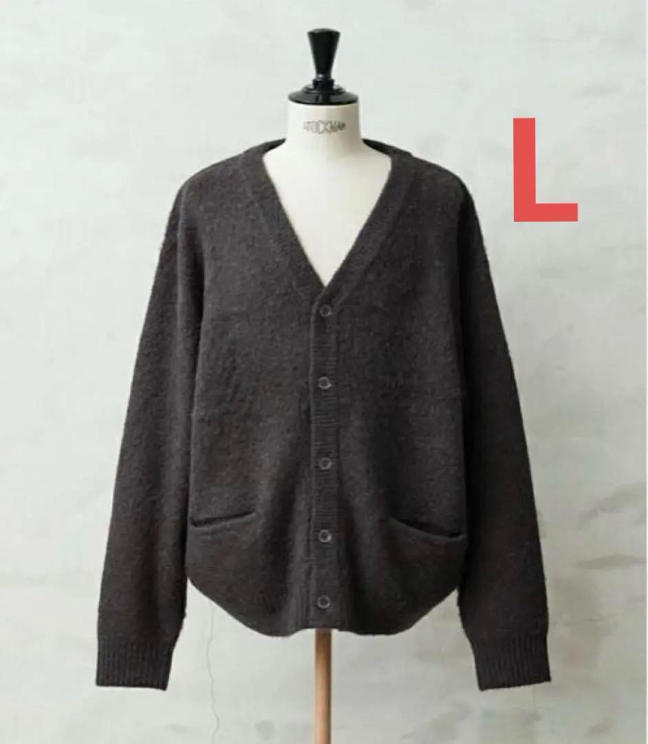 美品　WAIPER.inc モヘアニット カーディガン グレー L