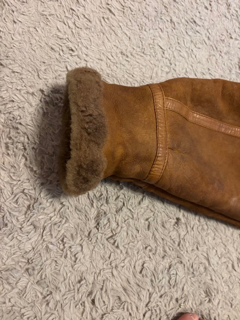 B-3フライトジャケットTALONジップ羊革 80-90年