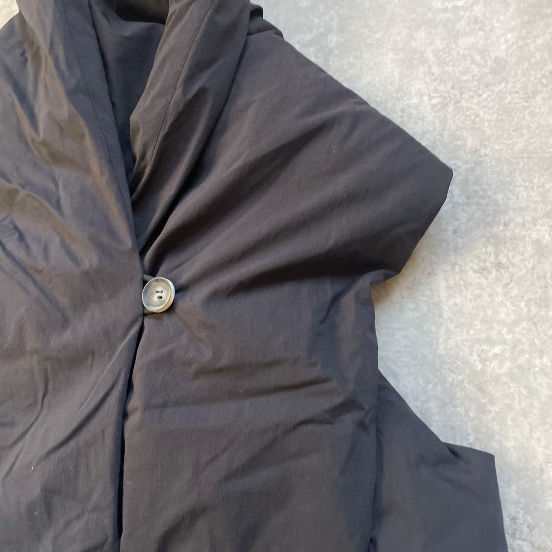 CYAN Tokyoストールライクダウンベスト　ブラック　chignon 黒