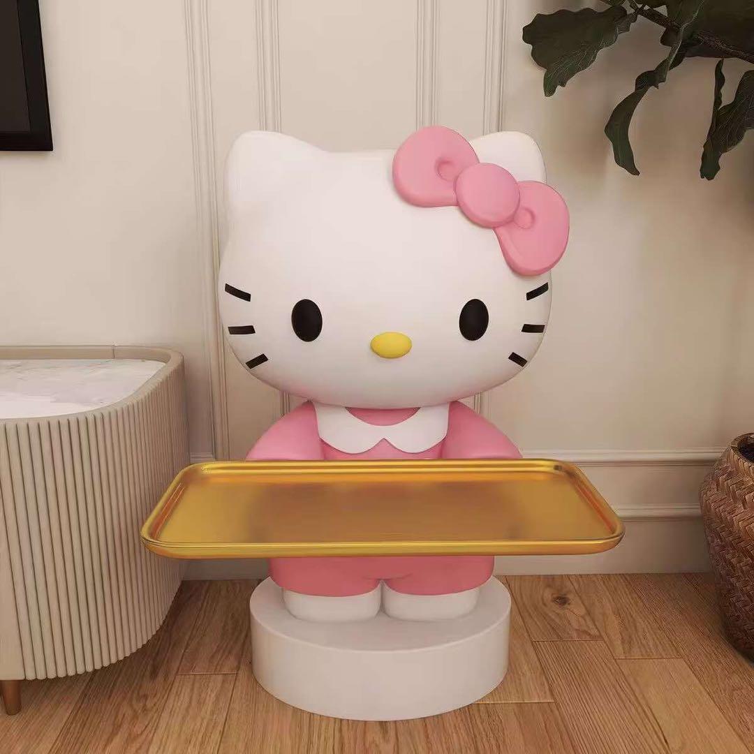 ハローキティ サイドテーブル ピンク