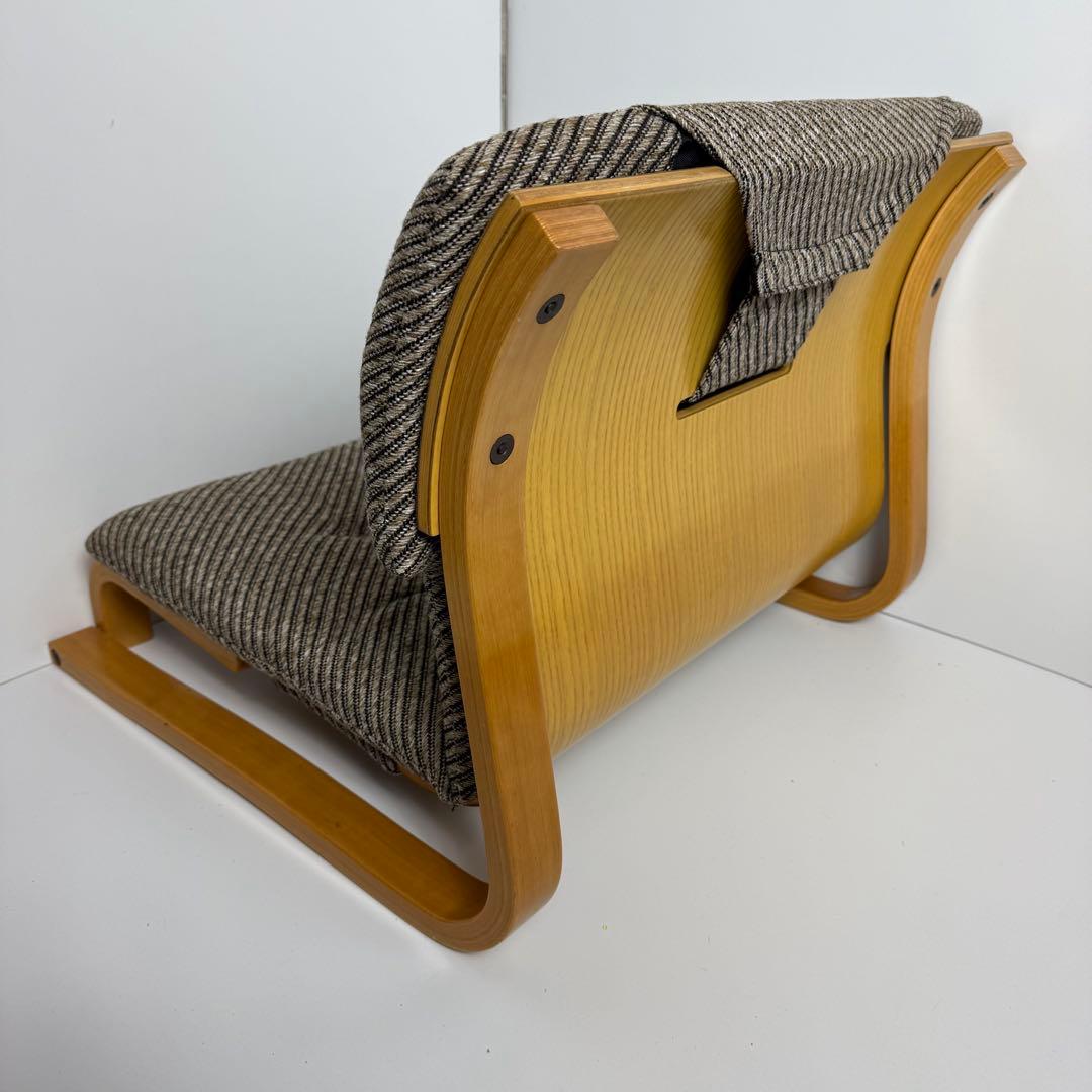 新日本木工 曲木 低座椅子 胡坐楽座椅子　ローチェア