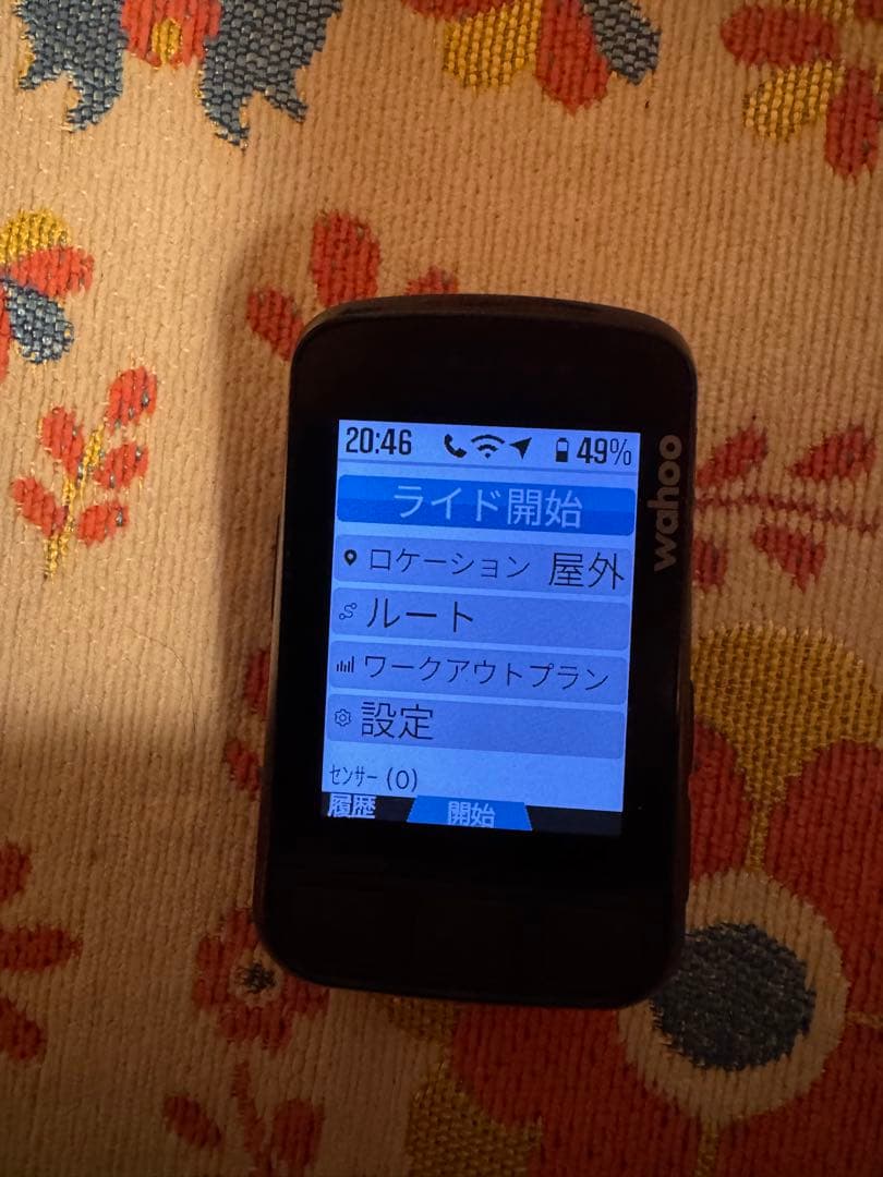 wahoo ELEMENT BOLT サイクルコンピューター レックマウント