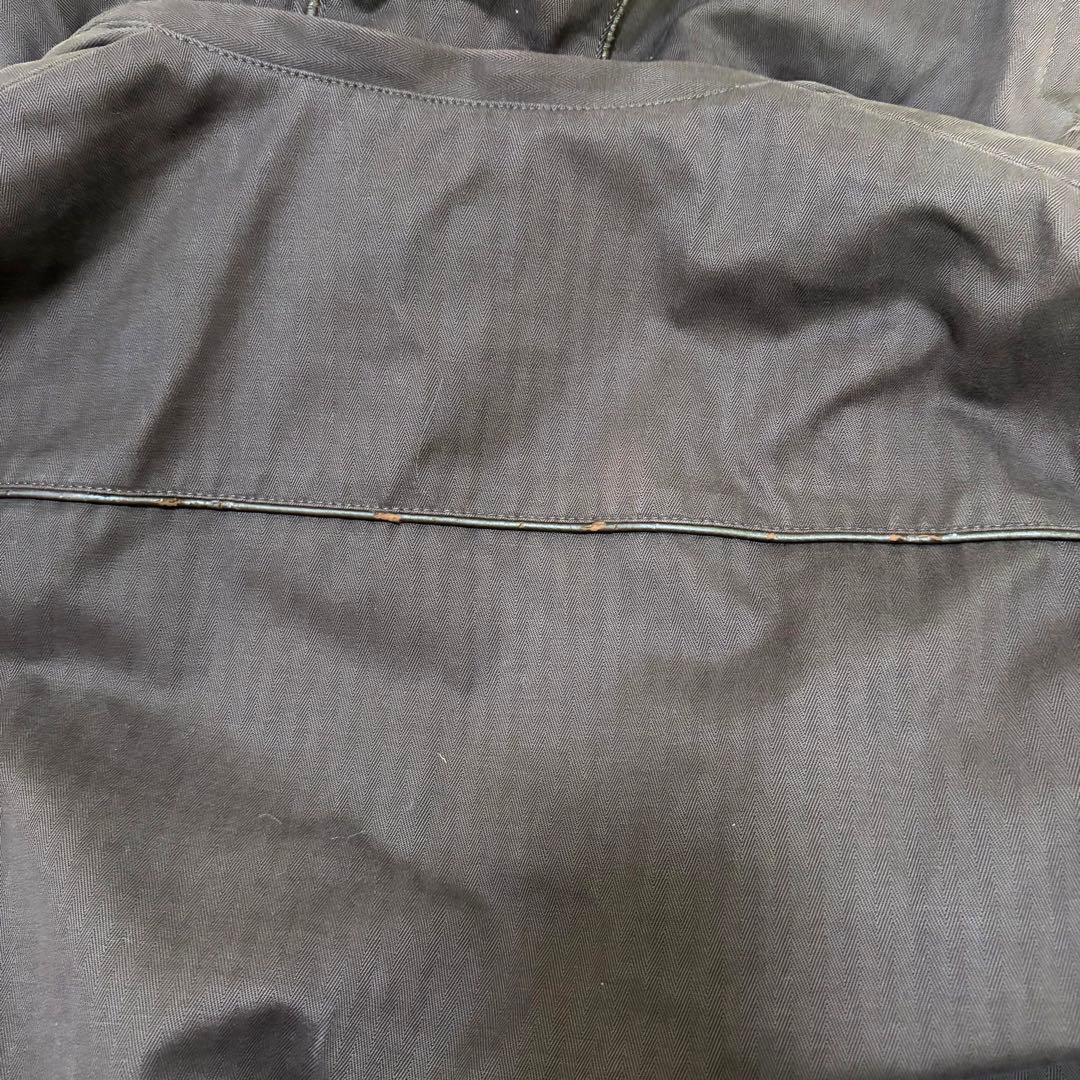 昌様　バーバリーブルーレーベル　M ブルゾン　ファー　ブラウン　チェック