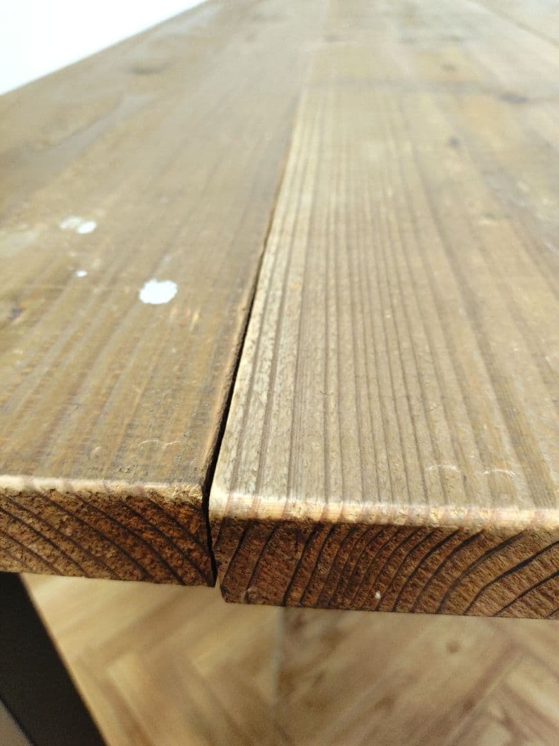 無垢 古材 ダイニングテーブル インダストリアル 作業机