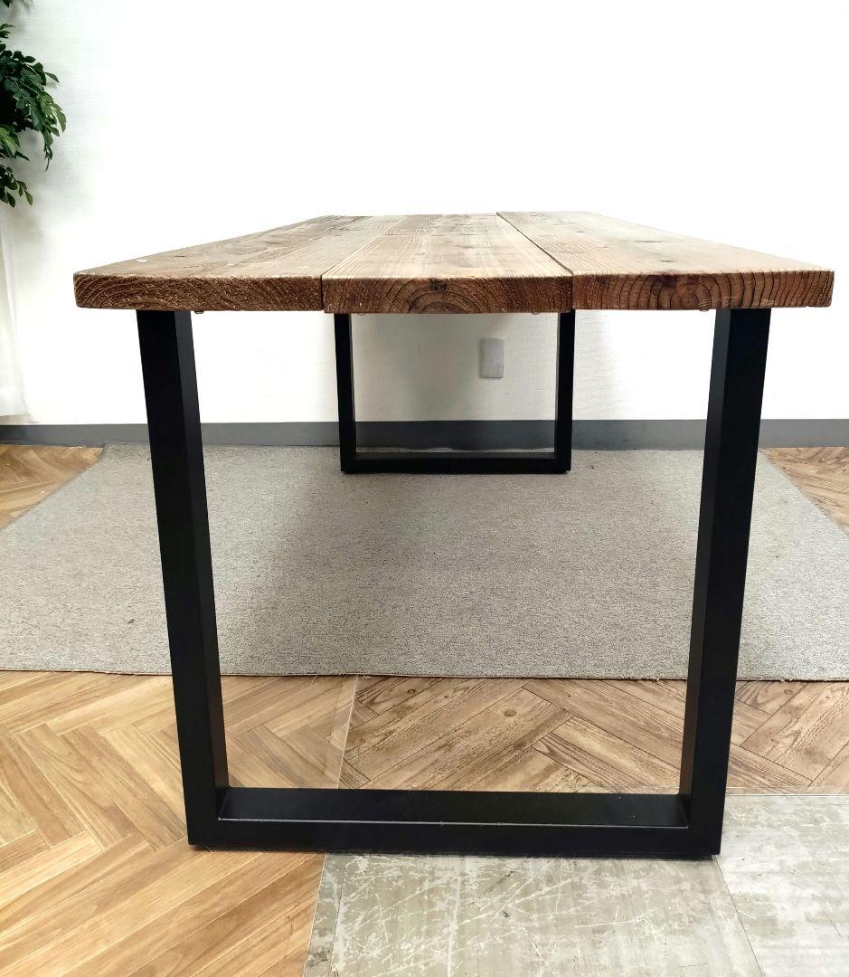 無垢 古材 ダイニングテーブル インダストリアル 作業机