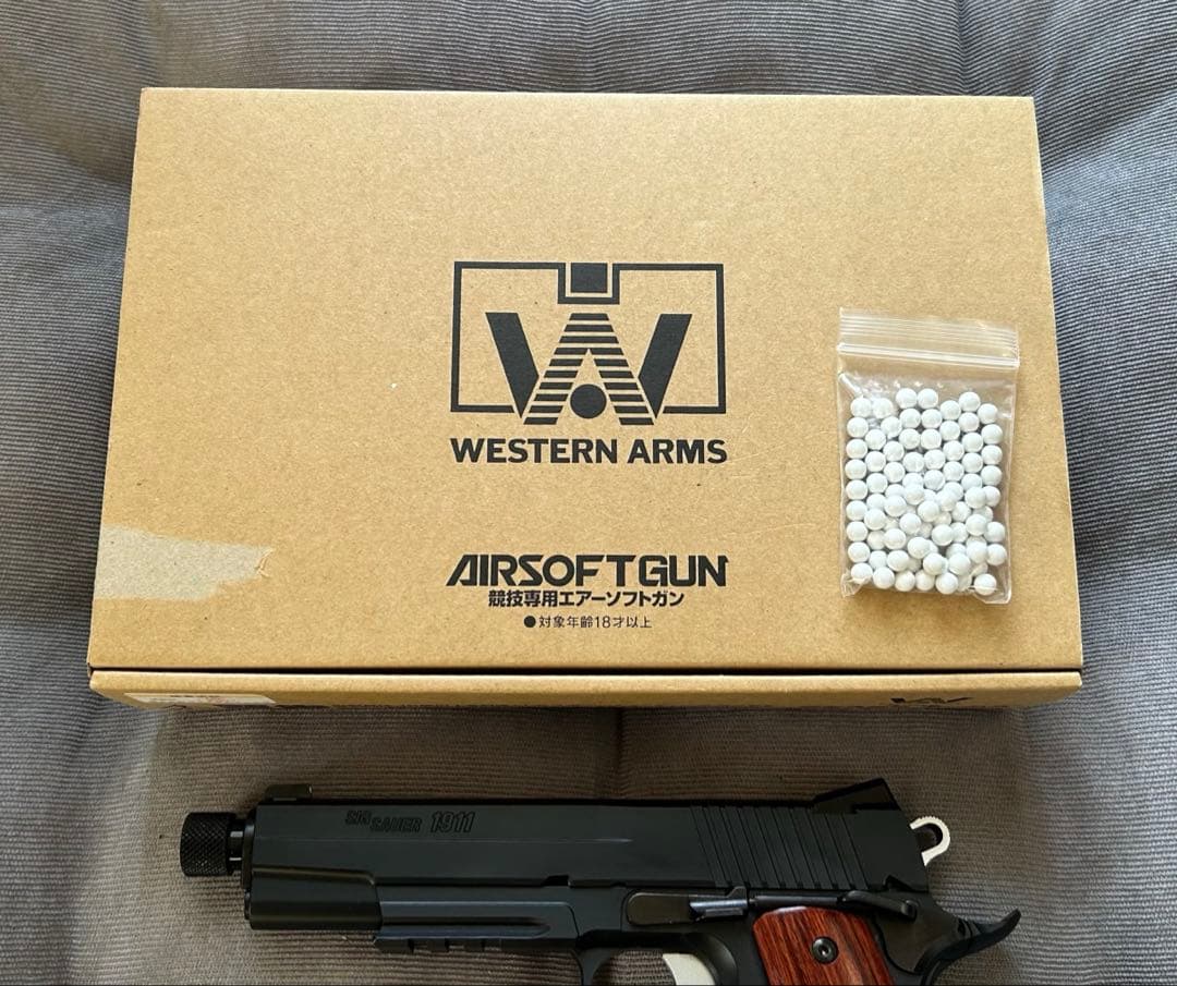 【WA】SIG1911ブラックウォーター／アルタモントグリップ【美品】