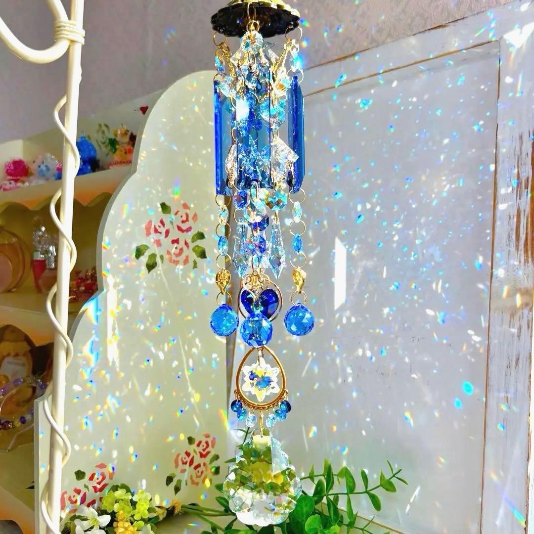 アラベスク✩.*˚ SWAROVSKIシャンデリア風サンキャッチャー