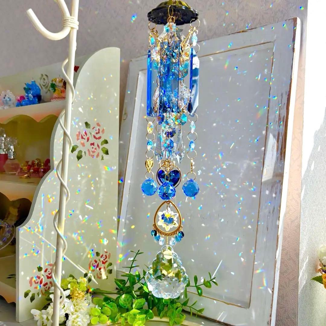 アラベスク✩.*˚ SWAROVSKIシャンデリア風サンキャッチャー