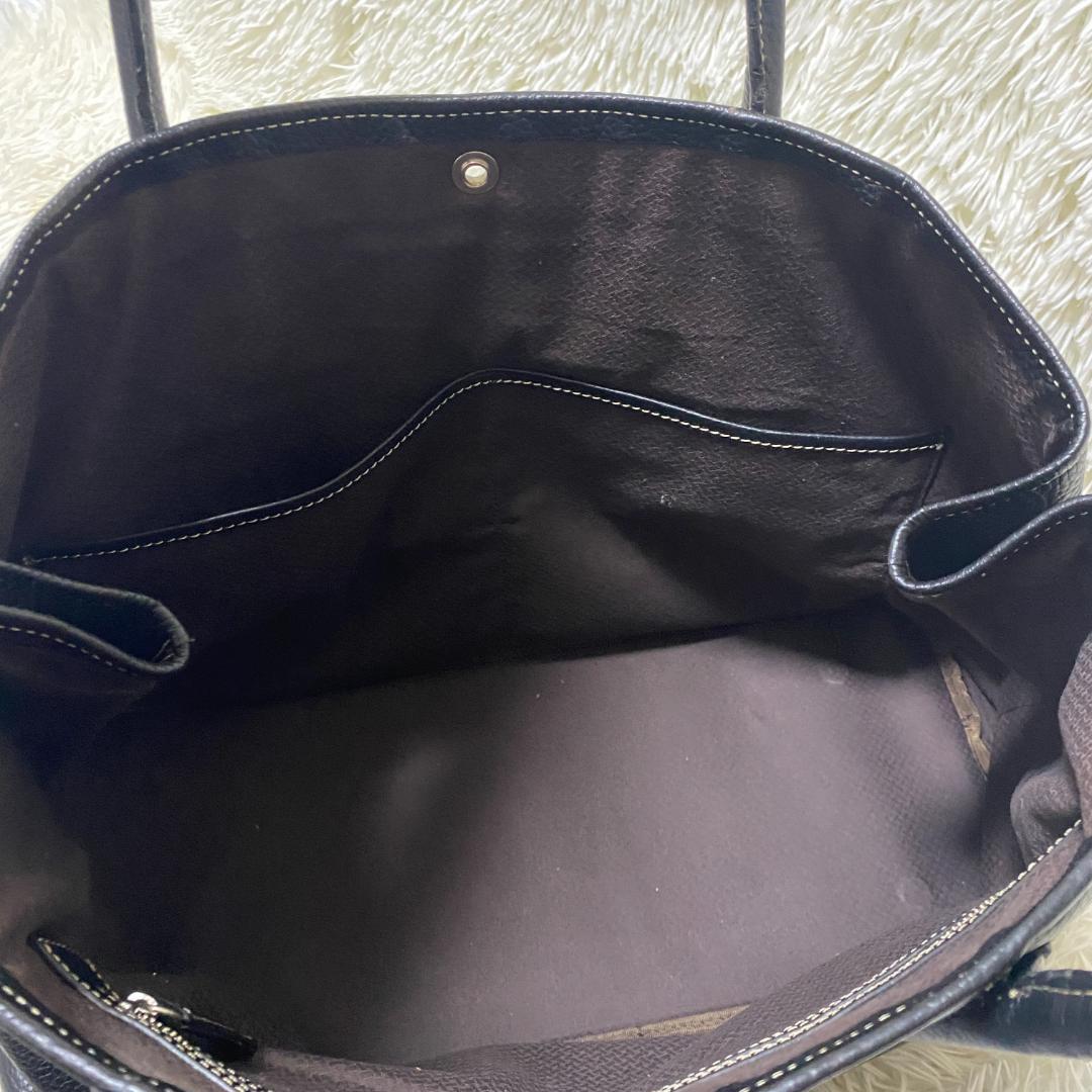 UNITED ARROWS トートバッグ レザー シボ革 肩がけ 大容量 A4