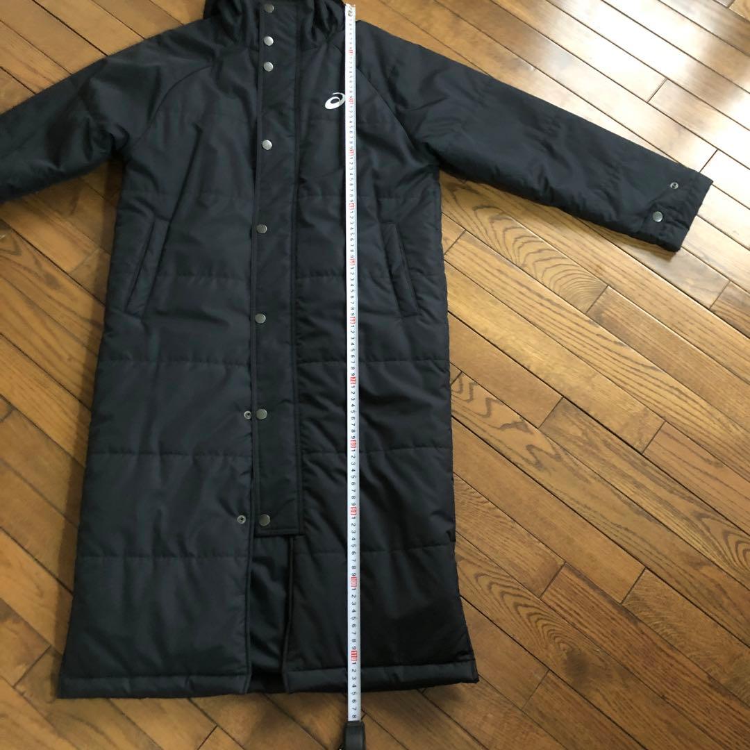 アシックス ベンチコート黒