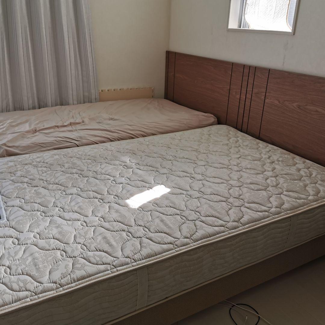 美品　シモンズ　ベッド　マットレス　セミダブル　ビューティーレスト