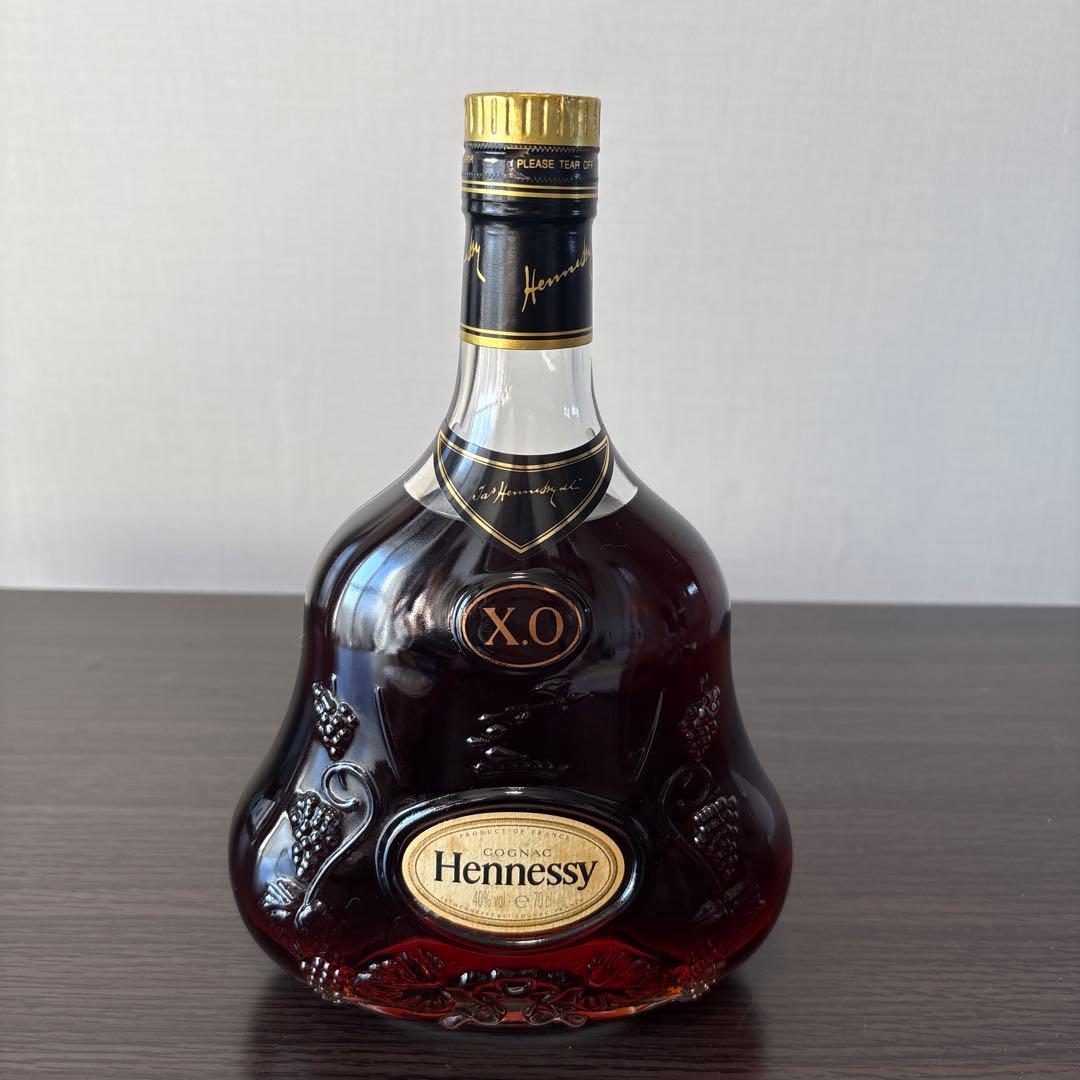 【美品】Hennessy ヘネシー XO 金キャップ クリアボトル 700ml