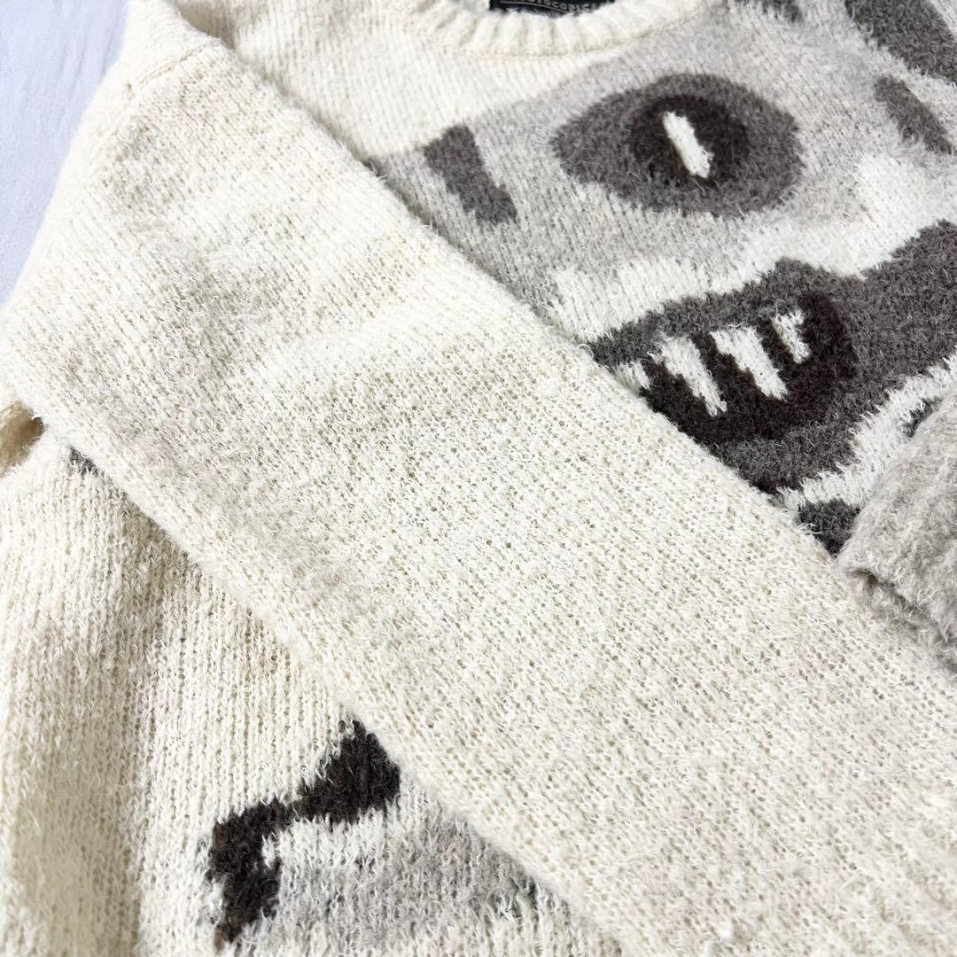 【2/1まで週末限定値下げ】PHOTOCOPIEU フォトコピュー 恐竜ニット