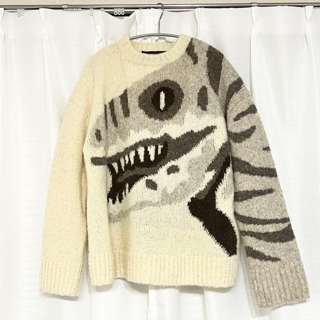 【2/1まで週末限定値下げ】PHOTOCOPIEU フォトコピュー 恐竜ニット