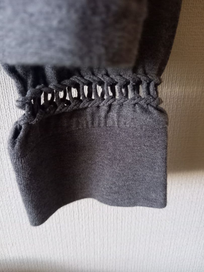 NUMBER (N)INE☆ジョージ期☆Vネック長袖Tシャツ☆４☆グレー☆美品