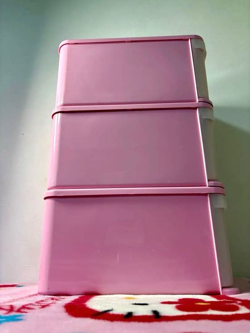 2006年　Hello Kitty 収納ケース　キティ　3段チェスト　引き出し