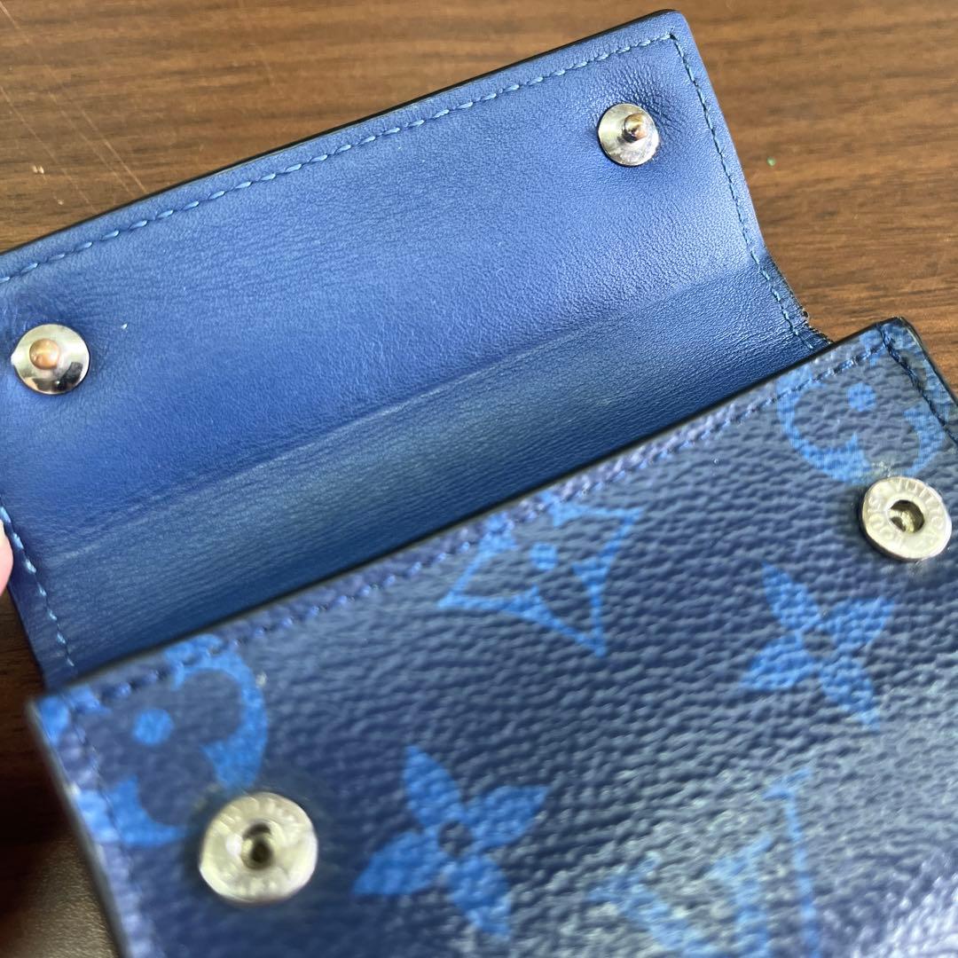 訳あり　ヴィトン　ディスカバリー　コンパクト　ウォレット　タイガラマ　ボタン