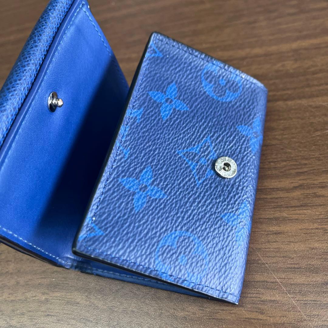 訳あり　ヴィトン　ディスカバリー　コンパクト　ウォレット　タイガラマ　ボタン