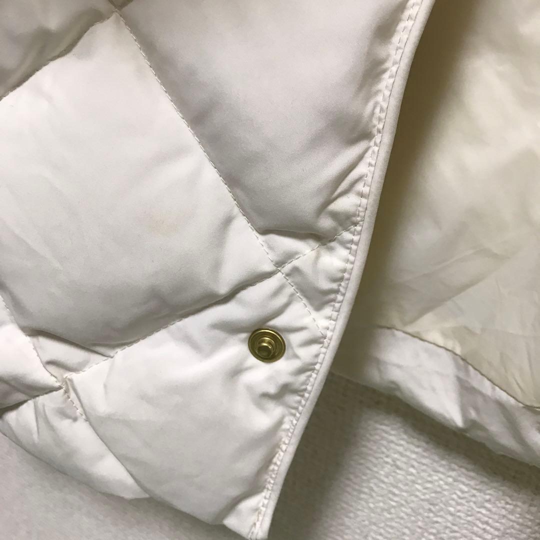 ホワイト キルティング ロングダウンジャケット　taion リモンタ