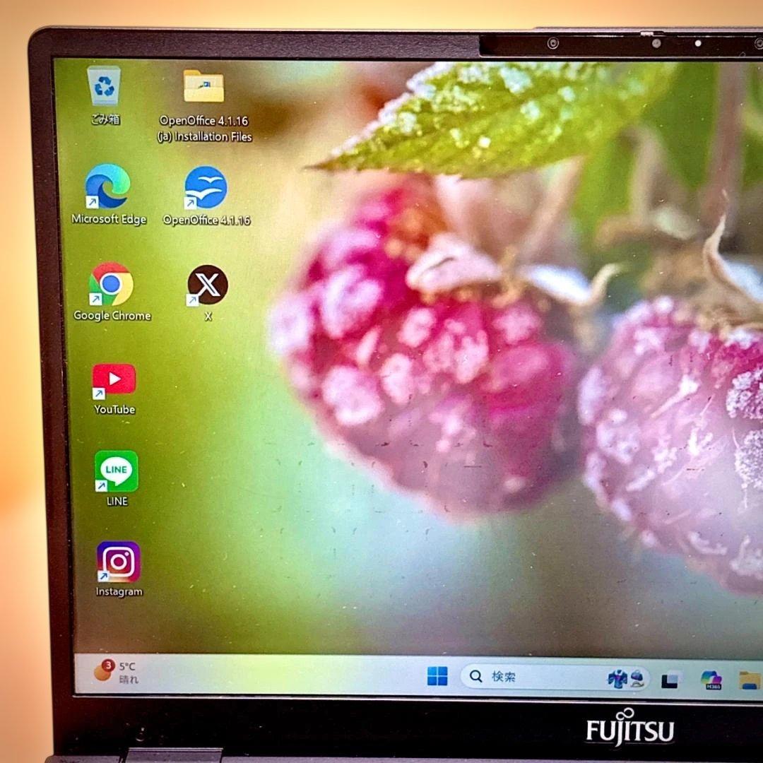 最終価格）美品！ 富士通 高速パソコン i5第11世代 8GB SSD256GB