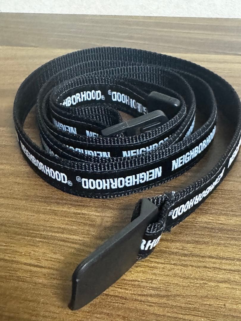 NEIGHBORHOOD 18SSネイバーフッド　 ナイロンベルト　黒